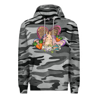 Slate Camo Easter heart Easter Day Premium Hoodie - HowdyJamesFarm
