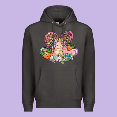 Easter Heart Easter Day Premium Hoodie Designed By Howdyjamesfarm