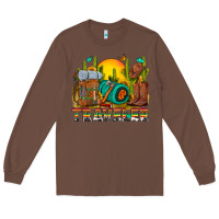Chestnut western traveler cowboy Long Sleeve Tee - NancyCooperArtShop
