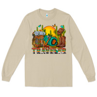 Mushroom western traveler cowboy Long Sleeve Tee - NancyCooperArtShop