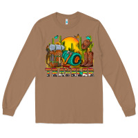 Toasted Coconut western traveler cowboy Long Sleeve Tee - NancyCooperArtShop