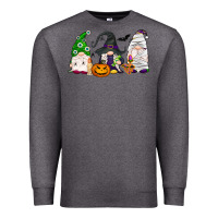 Charcoal Heather Halloween gnomes Premium Sweatshirt - NancyCooperArtShop