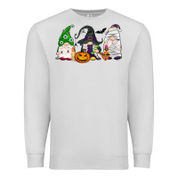 Dove Grey Halloween gnomes Premium Sweatshirt - NancyCooperArtShop