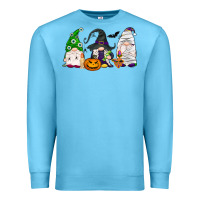 Ocean Blue Halloween gnomes Premium Sweatshirt - NancyCooperArtShop
