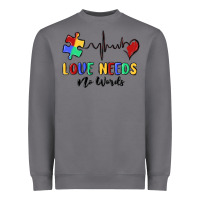 Storm love needs no words Heavyweight Sweatshirt - MaliasSmallBusiness