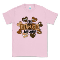Bubblegum Pink i am black history Classic Tee - MaliasSmallBusiness