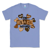 Colony Blue i am black history Classic Tee - MaliasSmallBusiness