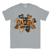 Heather Grey i am black history Classic Tee - MaliasSmallBusiness