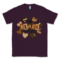 Plum i am black history Classic Tee - MaliasSmallBusiness