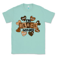 Seafoam i am black history Classic Tee - MaliasSmallBusiness