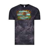 Cloud Black cactus turquoise serape leopard mexican flag Vintage Tee - Jasminsmagicworld
