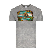 Cloud Rock cactus turquoise serape leopard mexican flag Vintage Tee - Jasminsmagicworld