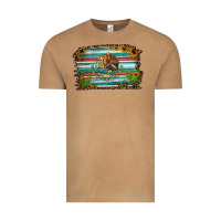 Vintage Camel cactus turquoise serape leopard mexican flag Vintage Tee - Jasminsmagicworld