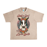 French Oak just a girl who loves goats Urban Heavy Tee - Jasminsmagicworld