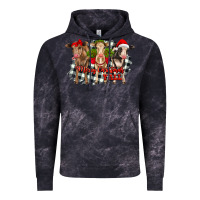 Cloud Black Merry Christmas Y'all Heifers Vintage Hoodie - RanaPortraitStore