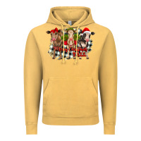 Vintage Mustard Merry Christmas Y'all Heifers Vintage Hoodie - RanaPortraitStore