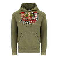 Vintage Olive Merry Christmas Y'all Heifers Vintage Hoodie - RanaPortraitStore