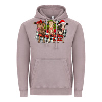 Merry Christmas Y'all Heifers Vintage Hoodie | Teevron