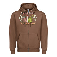 Chestnut smoke away a sh tty day Zipper Hoodie - Artiststas