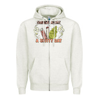 Oatmeal Heather smoke away a sh tty day Zipper Hoodie - Artiststas