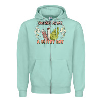 Seafoam smoke away a sh tty day Zipper Hoodie - Artiststas