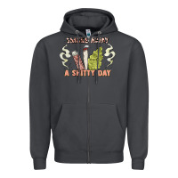 Smoke smoke away a sh tty day Zipper Hoodie - Artiststas