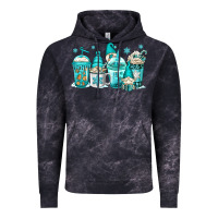 Cloud Black winter christmas gnomes coffee cups Vintage Hoodie - Jasminsmagicworld
