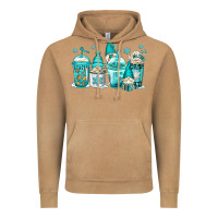 Vintage Camel winter christmas gnomes coffee cups Vintage Hoodie - Jasminsmagicworld