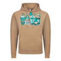 Vintage Coffee winter christmas gnomes coffee cups Vintage Hoodie - Jasminsmagicworld