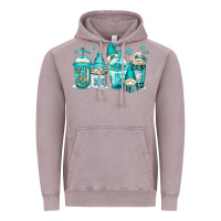 Vintage Zinc winter christmas gnomes coffee cups Vintage Hoodie - Jasminsmagicworld