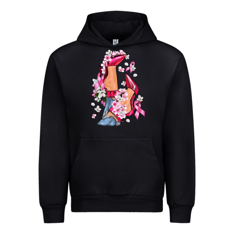 Cancer High Heels Breast Cancer Urban Hoodie by FaDigitalArtStudio | Teevron