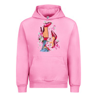 Fuchsia Pink Cancer high heels Breast Cancer Urban Hoodie - FaDigitalArtStudio