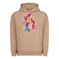 Pigment Burro Cancer high heels Breast Cancer Urban Hoodie - FaDigitalArtStudio