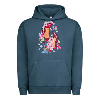 Pigment Midnight Navy Cancer high heels Breast Cancer Urban Hoodie - FaDigitalArtStudio