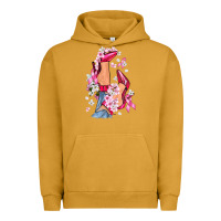 Pigment Peanut Butter Cancer high heels Breast Cancer Urban Hoodie - FaDigitalArtStudio