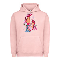 Pigment Salmon Cancer high heels Breast Cancer Urban Hoodie - FaDigitalArtStudio