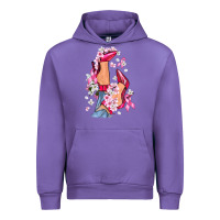 Tulip Cancer high heels Breast Cancer Urban Hoodie - FaDigitalArtStudio
