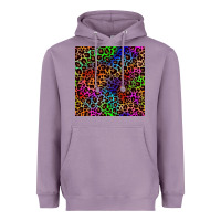 Lavender Pride leopard seamless pattern Heavyweight Hoodie - NancyCooperArtShop