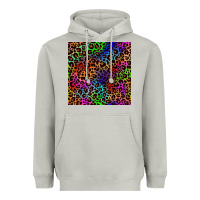 Moon Dust Pride leopard seamless pattern Heavyweight Hoodie - NancyCooperArtShop