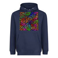 Navy Pride leopard seamless pattern Heavyweight Hoodie - NancyCooperArtShop