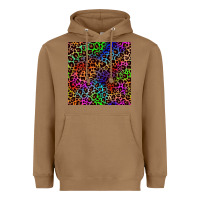 Toasted Coconut Pride leopard seamless pattern Heavyweight Hoodie - NancyCooperArtShop