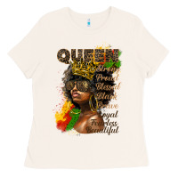 Bone afro queen juneteenth Ladies Tee - HRA Design Shop