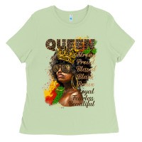 Matcha afro queen juneteenth Ladies Tee - HRA Design Shop