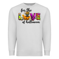 Dove Grey For the love of Halloween Premium Sweatshirt - NancyCooperArtShop
