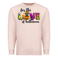 Pale Pink For the love of Halloween Premium Sweatshirt - NancyCooperArtShop