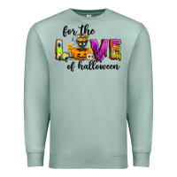 Seafoam For the love of Halloween Premium Sweatshirt - NancyCooperArtShop
