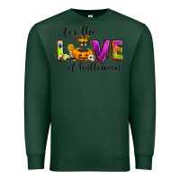 Sports Green For the love of Halloween Premium Sweatshirt - NancyCooperArtShop