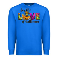 True Royal For the love of Halloween Premium Sweatshirt - NancyCooperArtShop