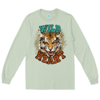 Matcha wild heart tiger college western Long Sleeve Tee - NancyCooperArtShop