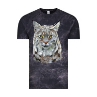 Cloud Black Bobcat Head Vintage Tee - LillyAllenDesigns